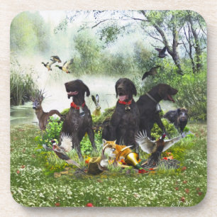 German Shorthaired Pointers Coaster