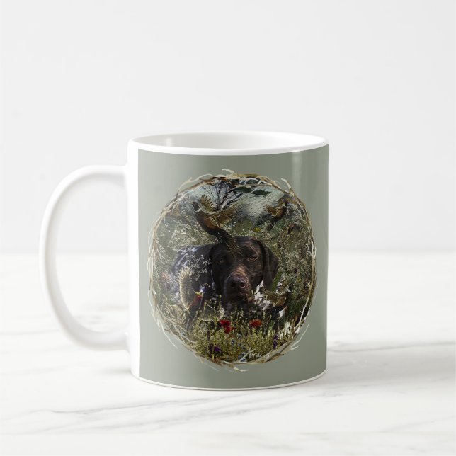 German Shorthaired Pointers Coffee Mug (Left)
