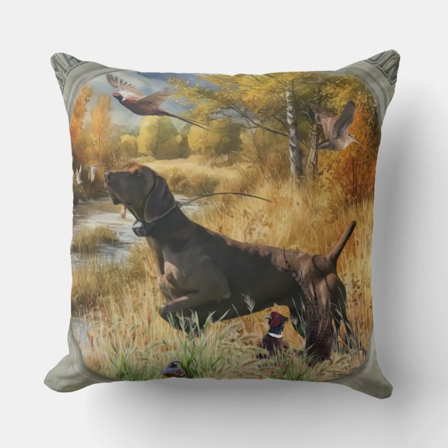 German Shorthaired Pointers  Cushion (Front)