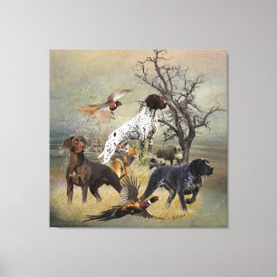 German Shorthaired Pointers (GSP)       Canvas Print