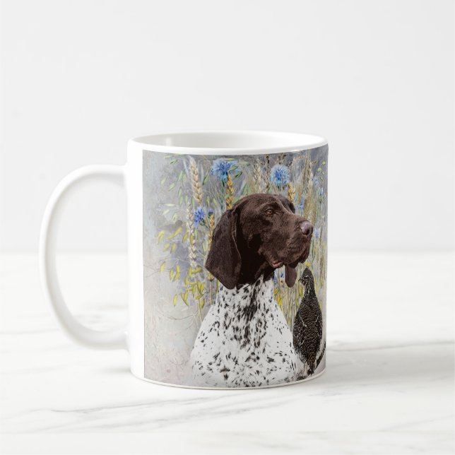 German Shorthaired Pointers (GSP)  Coffee Mug (Left)
