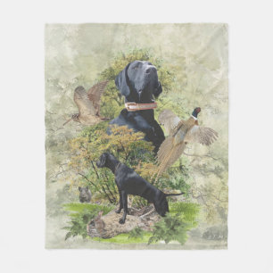 German Shorthaired Pointers (GSP)       Fleece Blanket