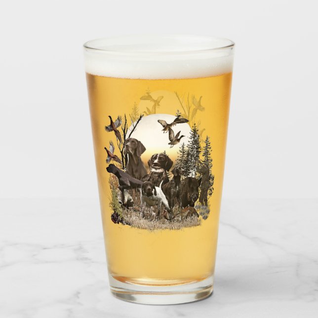 German Shorthaired Pointers (GSP)     Glass (Back Filled)