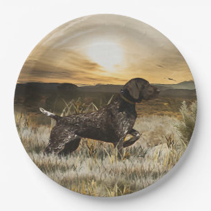 German Shorthaired Pointers (GSP)    Paper Plate