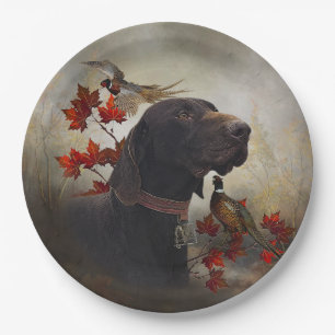 German Shorthaired Pointers (GSP)    Paper Plate