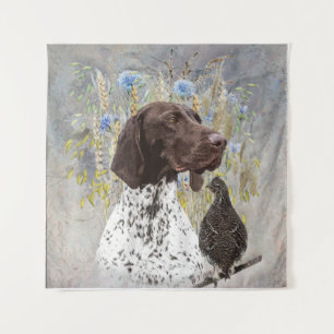 German Shorthaired Pointers (GSP) Tapestry
