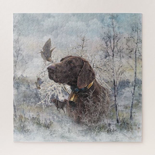 German Shorthaired Pointers  Jigsaw Puzzle (Vertical)