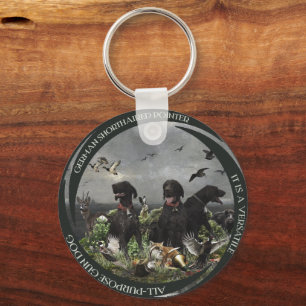German Shorthaired Pointers Key Ring