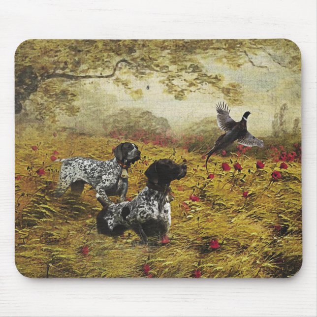 German Shorthaired Pointers Mouse Mat (Front)