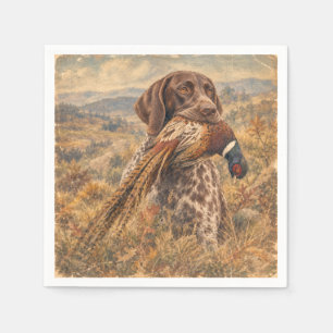 German Shorthaired Pointers Napkin