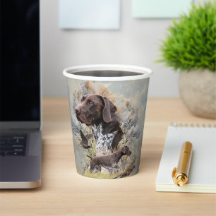 German Shorthaired Pointers Paper Cups