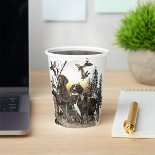 German Shorthaired Pointers Paper Cups