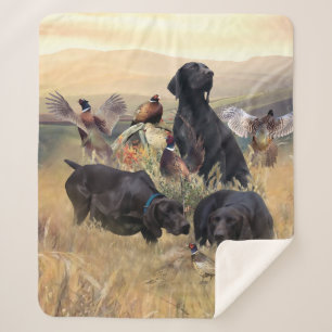 German Shorthaired Pointers  Sherpa Blanket