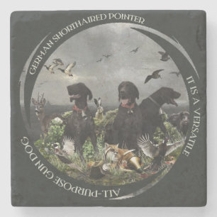 German Shorthaired Pointers Stone Coaster