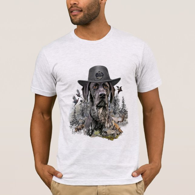 German Shorthaired Pointers T-Shirt (Front)