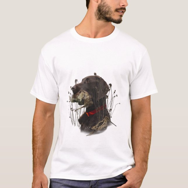 German Shorthaired Pointers T-Shirt (Front)