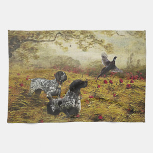 German Shorthaired Pointers Tea Towel