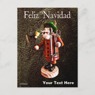 German "Smoker Man" Incense Burner - Christmas Postcard