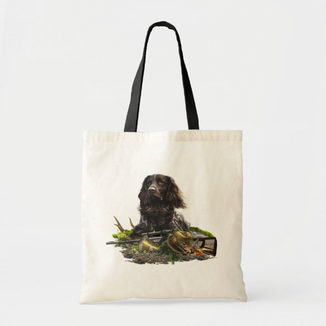 German Spaniel, Wachtelhund Tote Bag (Front)