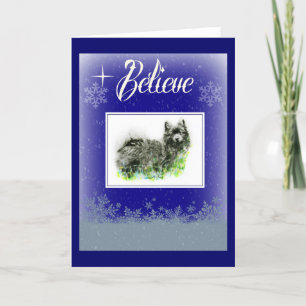 German Spitz Holiday Card