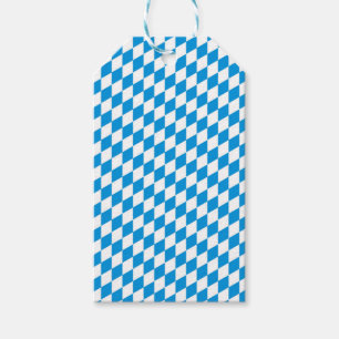 German State Of Bavaria - Flag Colours Pattern Gift Tags