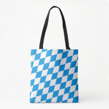GERMAN STATE OF BAVARIA Flag Colours pattern
