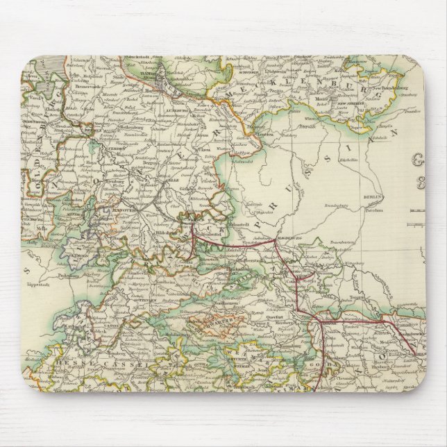 German States Mouse Mat (Front)