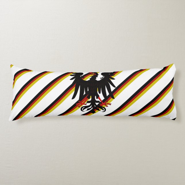 German stripes flag body cushion (Front)