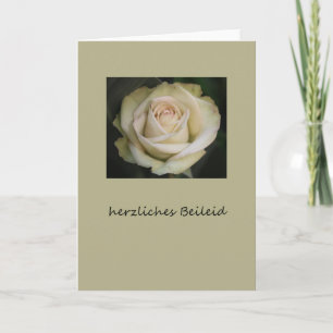 German sympathy card herzliches Beileid