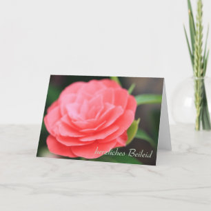 German sympathy card herzliches Beileid