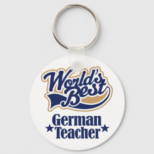 German Teacher Gift For (Worlds Best) Key Ring