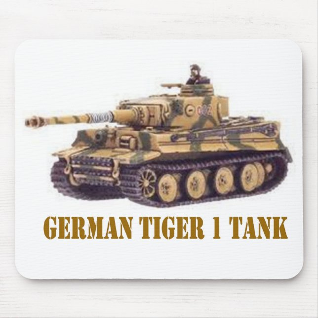 GERMAN TIGER 1 TANK MOUSE MAT (Front)