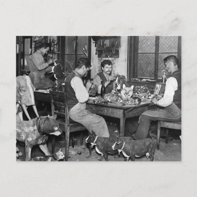 German Toy Makers, early 1900s Postcard (Front)