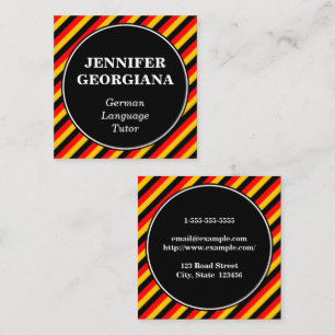 German Tutor Business Card