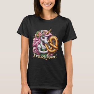 German Unicorn Drindl Pretzel Power Funny Kids T-Shirt
