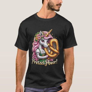 German Unicorn Drindl Pretzel Power Funny Kids T-Shirt