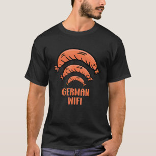 German Wifi Simplified Sausage Wurst T-Shirt