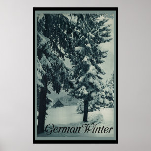 German Winter Poster