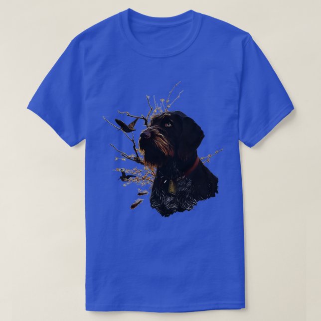 German Wirehaired Pointer 36 T-Shirt (Design Front)