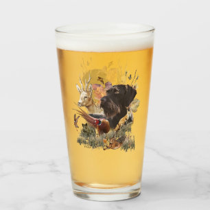 German Wirehaired Pointer, Boar Hunting   Glass