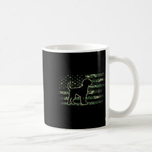 German Wirehaired Pointer Camouflage American Flag Coffee Mug