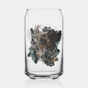 German Wirehaired Pointer Can Glass