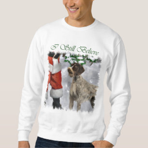 German Wirehaired Pointer Christmas Gifts Sweatshirt