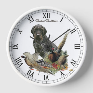  German Wirehaired Pointer Clock