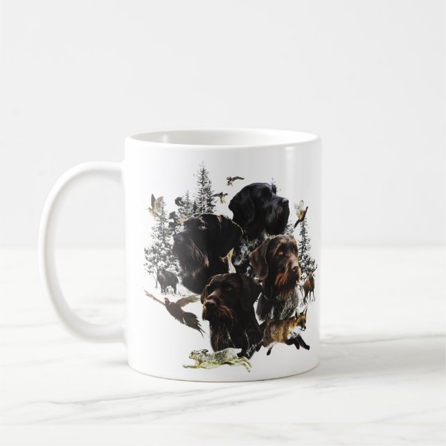  German Wirehaired Pointer     Coffee Mug (Left)