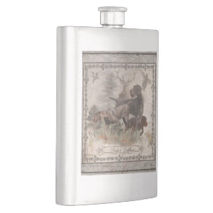 German Wirehaired Pointer   Coffee Mug Flask