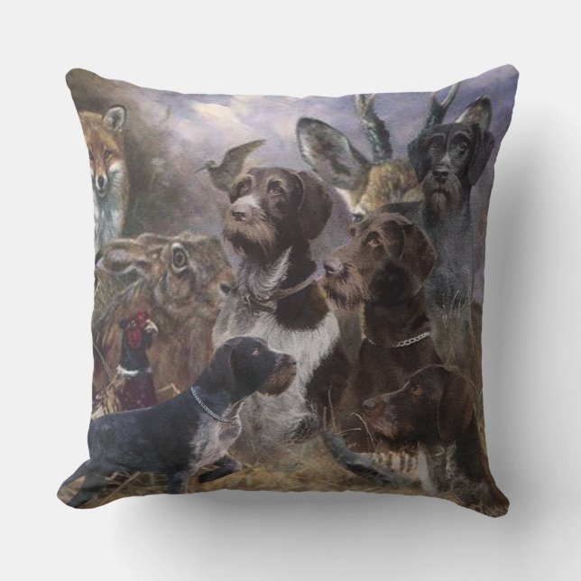  German Wirehaired Pointer Cushion (Front)
