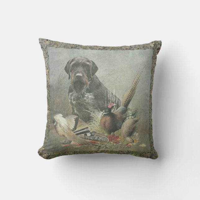 German Wirehaired Pointer     Cushion (Front)