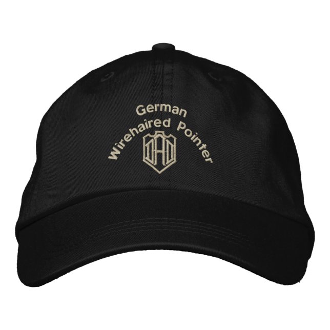 German Wirehaired Pointer Dad Gifts Embroidered Hat (Front)
