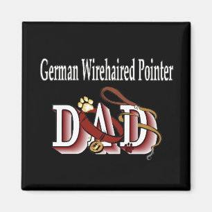 german wirehaired pointer dad Magnet
